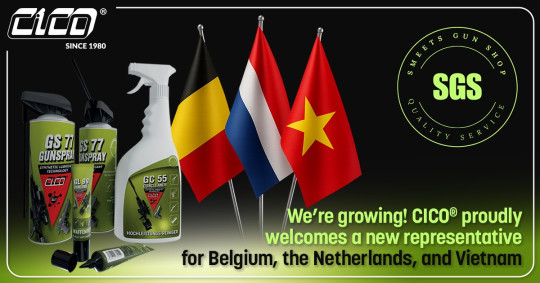 CICO® GunCare mit neuem Vertriebspartner in Belgien, den Niederlanden und Vietnam