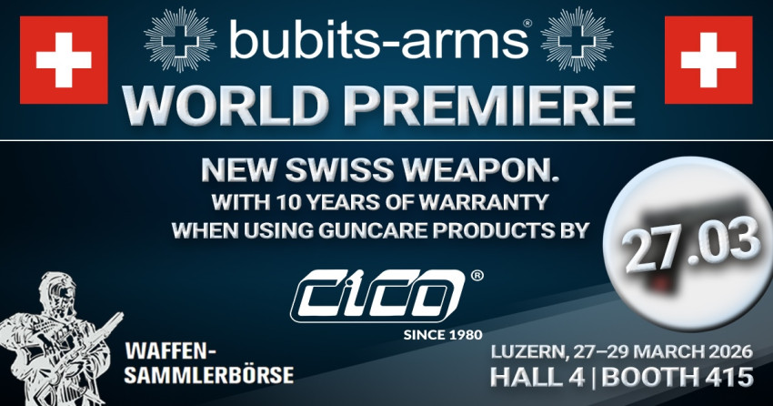 World premiere of a new Swiss firearm